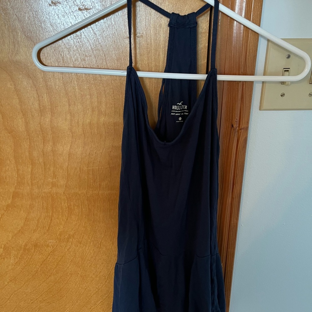 Hollister Navy Blue Halter Tank Top
